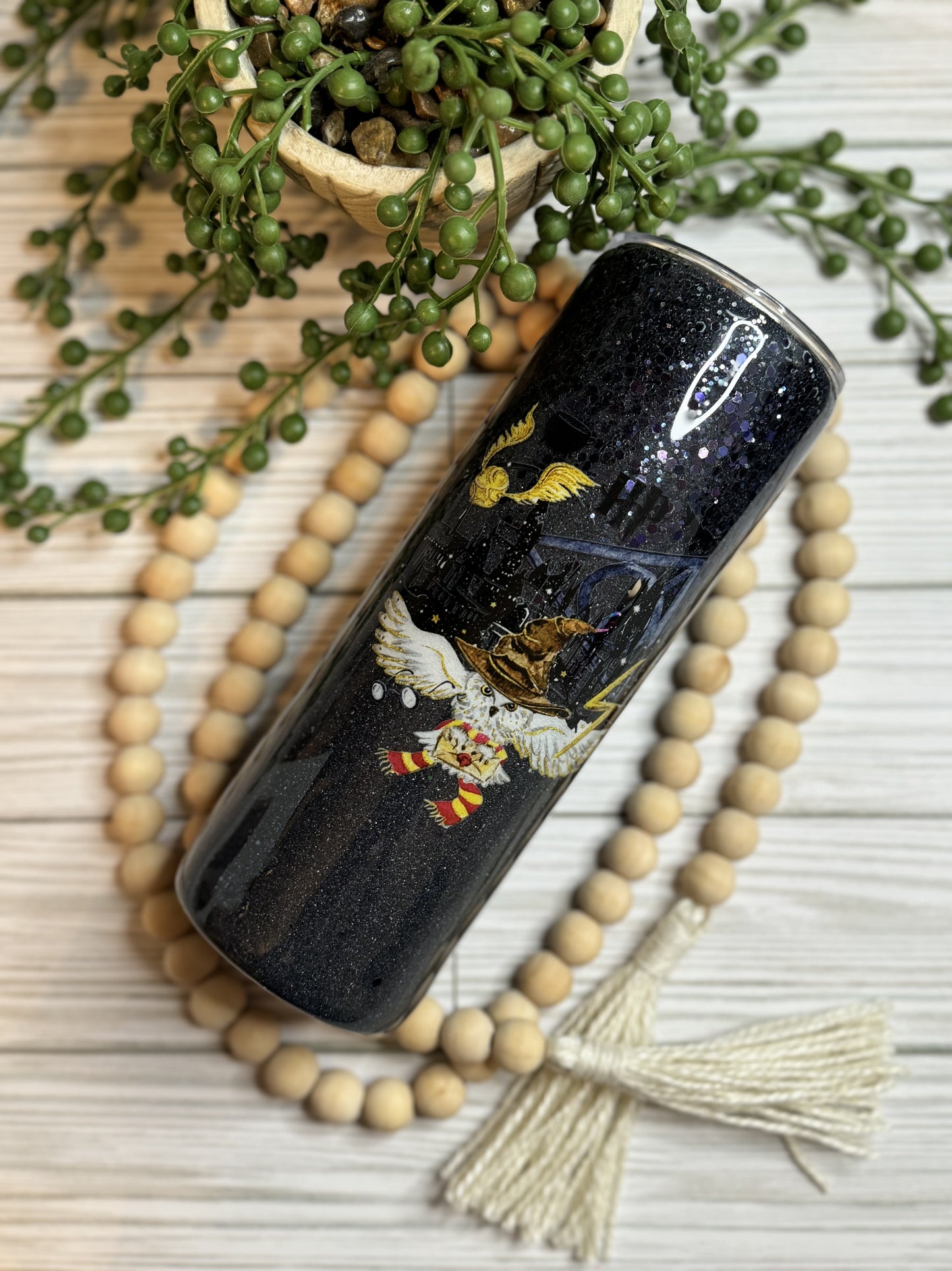 20 oz Glitter HP Tumbler