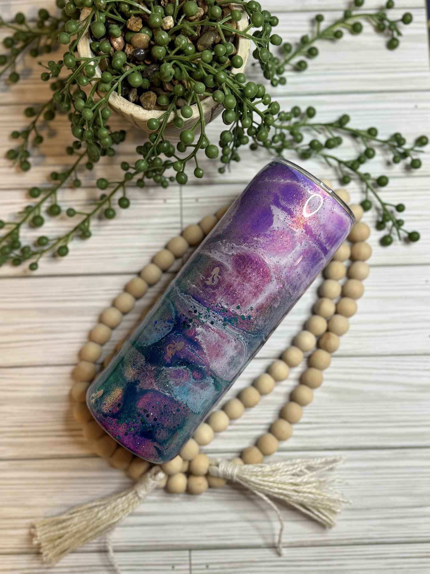 20 oz Mermaid Swirl Tumbler