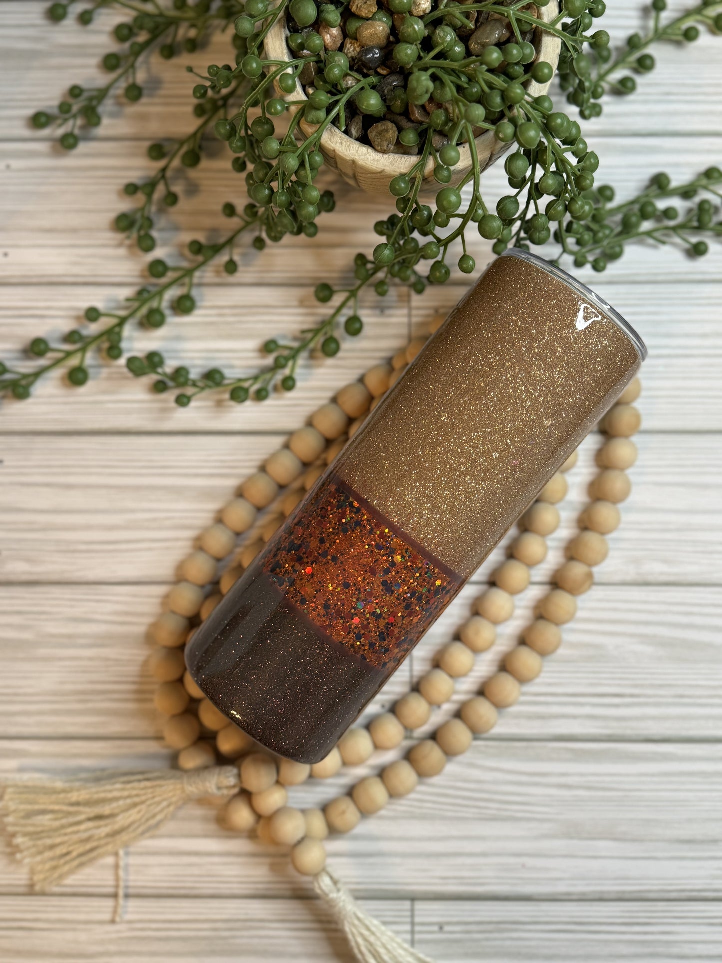 20 oz Fall Glitter Tumbler